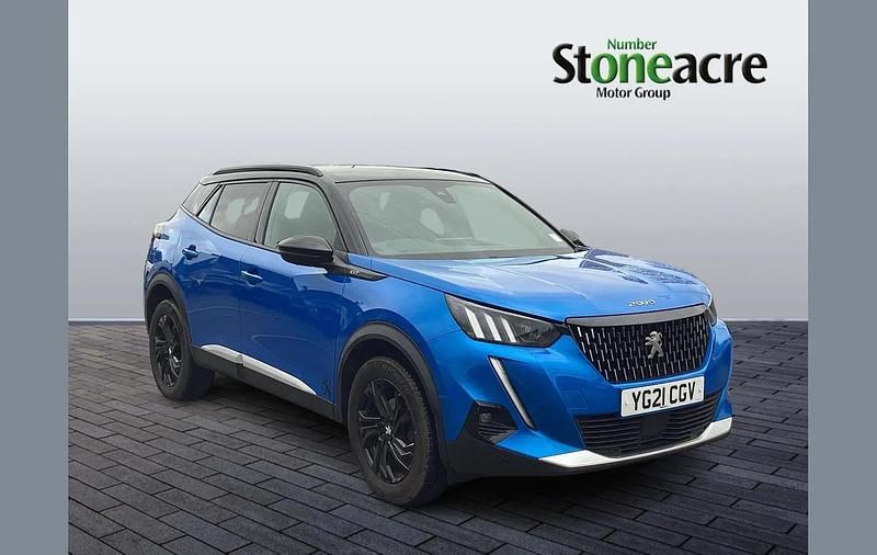 Blue Used 2021 Peugeot 2008 GTi SUV | £13,995 (Fair price) - Image 1/4