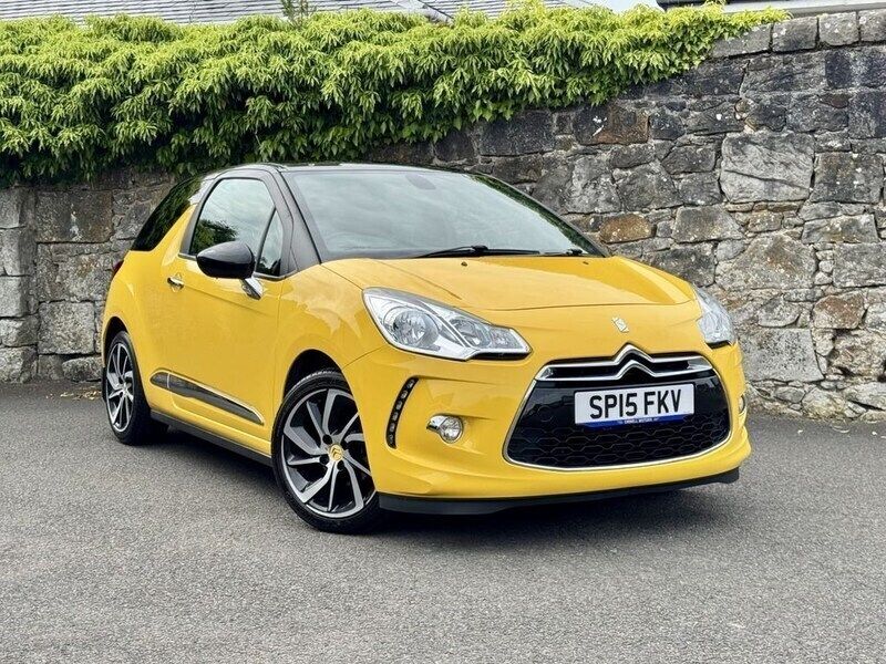 Yellow Used 2015 Citroën DS3 Hatchback | £5,450 (Fair price) - Image 1/4