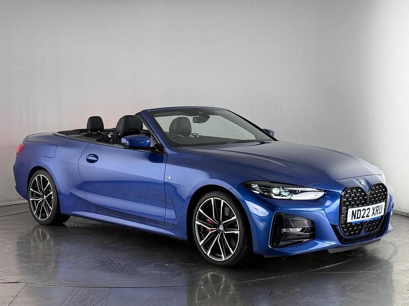 Blue Used 2022 BMW 420 M Sport Cabriolet | £27,000 (Good price) - Image 1/4