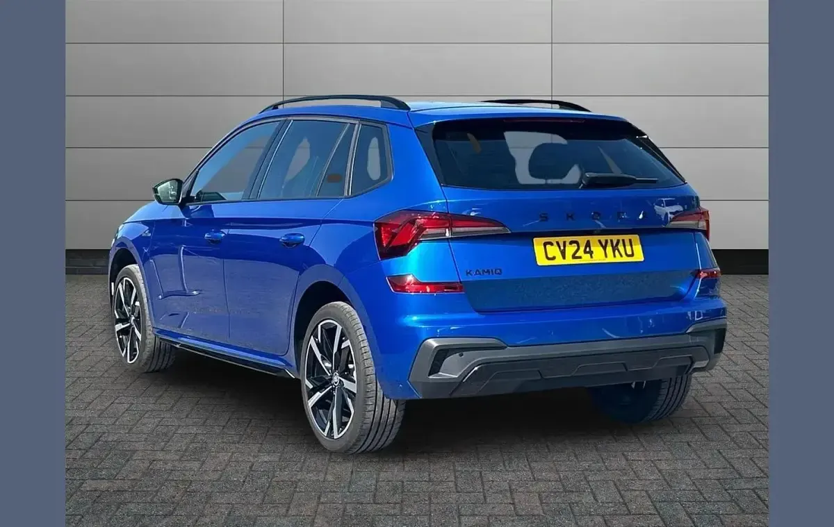Used Skoda Kamiq Monte Carlo 115 HP (84 kW) 2024 Race blue metallic SUV