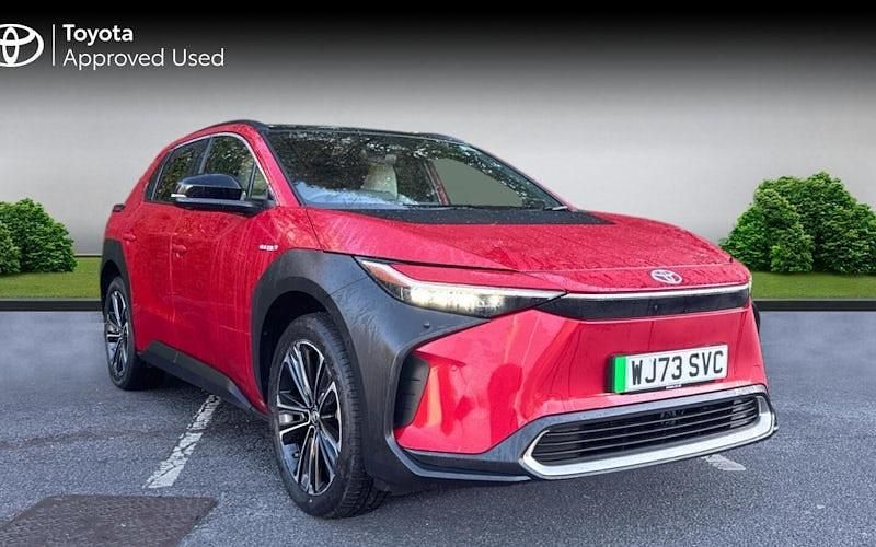 Red Used 2022 Toyota bZ4X Edition SUV | £24,890 (Fair price) - Image 1/4