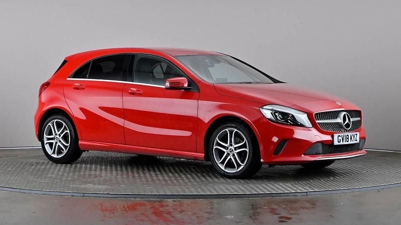 Red Used 2018 Mercedes A180 Sport Edition Hatchback | £11,998 (Good price) - Image 1/4