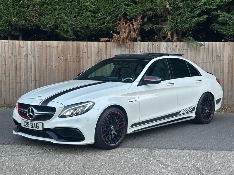 Used Mercedes C63S AMG Edition 1 2015 White Sedan