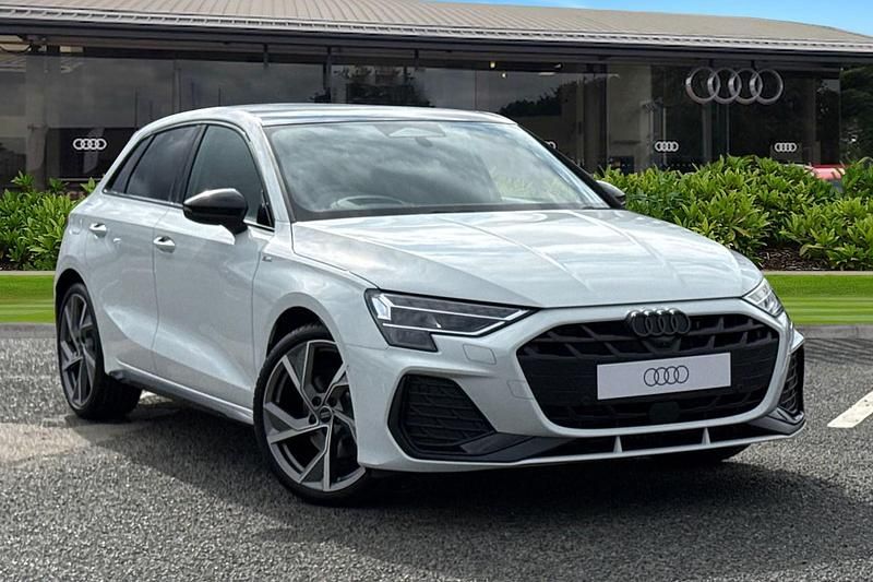 White New 2025 Audi A3 Sportback Black Edition Hatchback | £36,365 (Super price) - Image 1/4