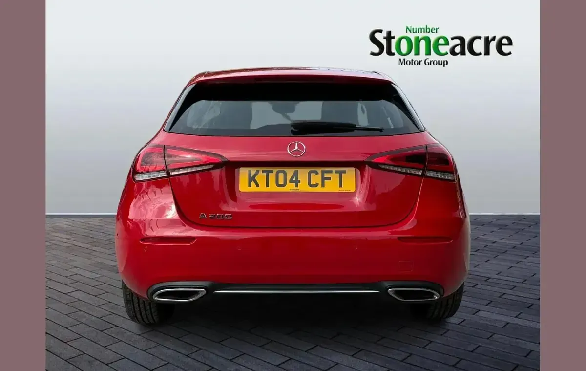 Used Mercedes A200 Executive 163 HP (119 kW) 2019 Red Hatchback