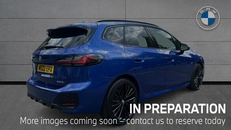 Used BMW 223 Active Tourer M Sport 215 HP (158 kW) 2022 Blue MPV