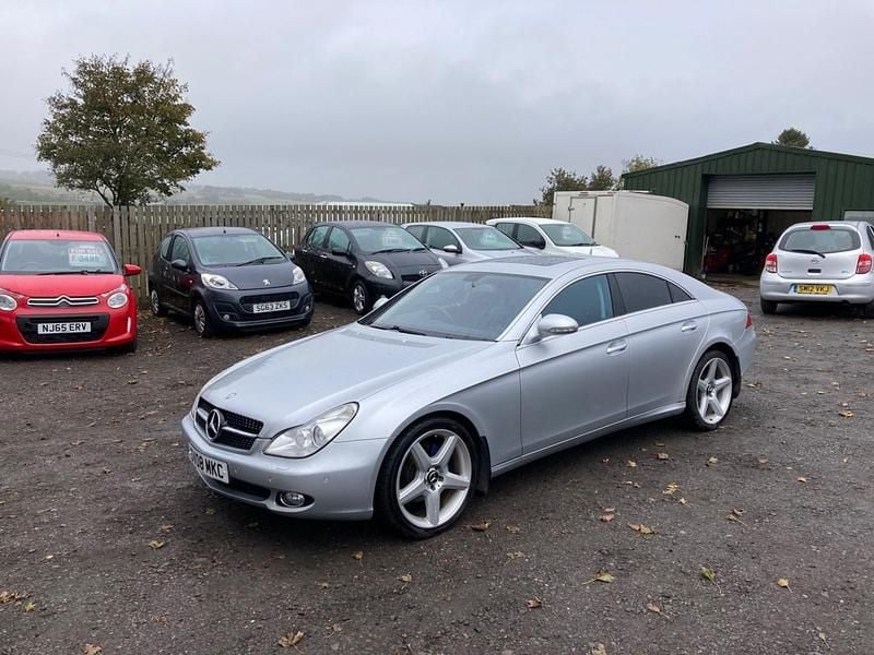 Silver Used 2008 Mercedes CLS320 Coupe | £2,795 (Fair price) - Image 1/4