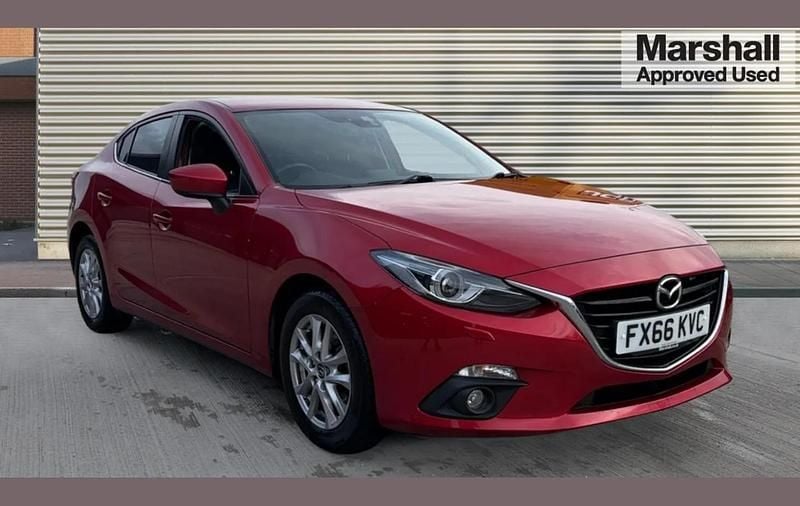 Red Used 2016 Mazda 3 Hatchback | £8,790 (Good price) - Image 1/4