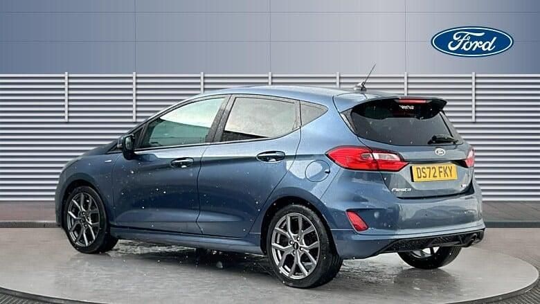 Used Ford Fiesta ST-Line 125 HP (91 kW) 2021 Blue Hatchback