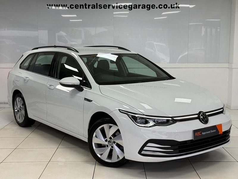 White Used 2021 VW Golf VIII Style Estate | £14,995 (Good price) - Image 1/3