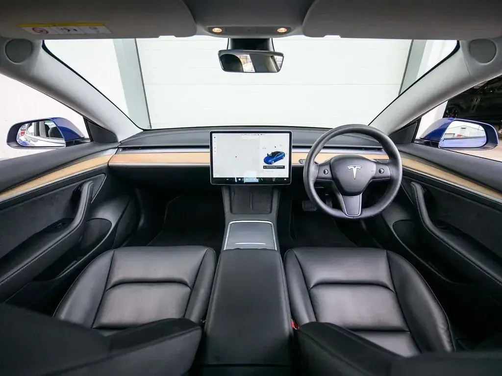 Used Tesla Model 3 Long Range AWD 366 kW (498 HP) 2021 Blue Sedan