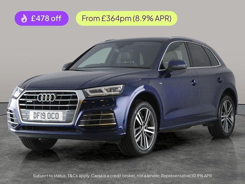 Used Audi Q5 S-Line 190 HP (139 kW) 2019 Blue SUV