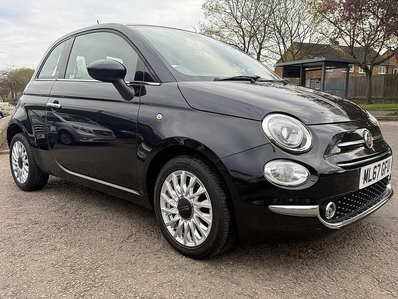Used Fiat 500 Lounge 69 HP (50 kW) 2017 Black Hatchback