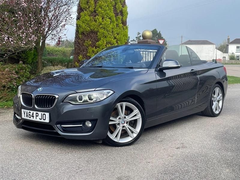 Used BMW 220 Sport Line 2015 Grey Cabriolet