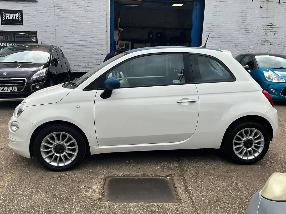 Used Fiat 500 Pop Star 69 HP (50 kW) 2017 White Hatchback