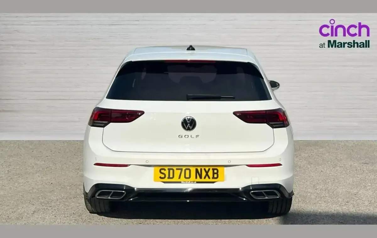 Used VW Golf VIII R-line 128 HP (94 kW) 2020 White Hatchback