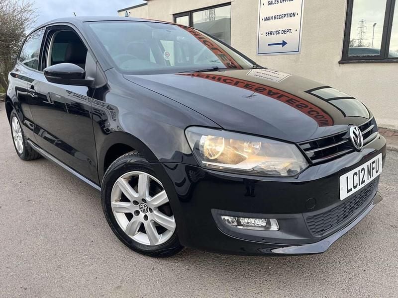 Used VW Polo Match 60 HP (44 kW) 2012 Black Hatchback