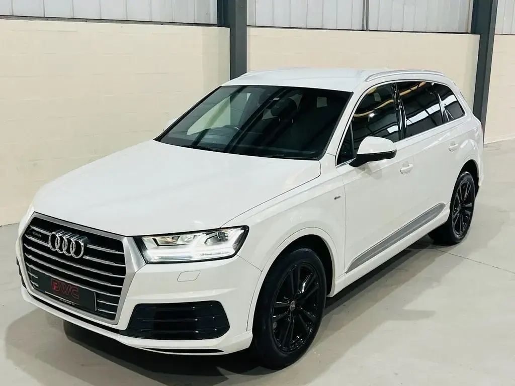 Begagnad Audi Q7 S-Line 218 HK (160 kW) 2016 Vit SUV