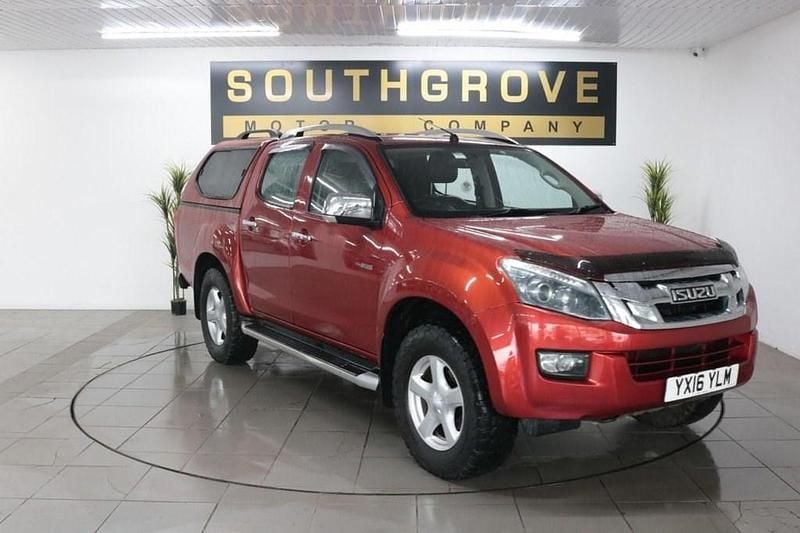 Red Used 2016 Isuzu D-Max Pickup | £12,989 (Fair price) - Image 1/4