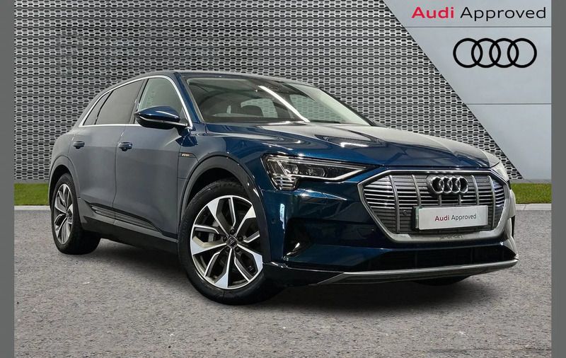 Blue Used 2020 Audi e-tron Advanced SUV | £18,995 (Fair price) - Image 1/3