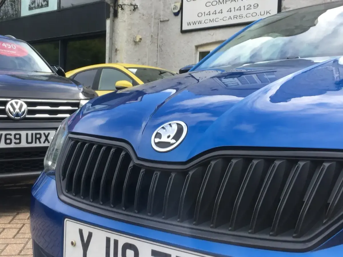 Used Skoda Fabia Monte Carlo 95 HP (69 kW) 2018 Blue Hatchback