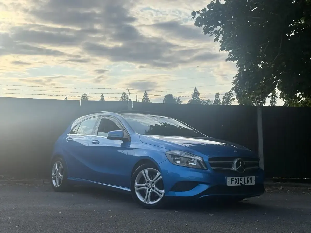 Used Mercedes A200 2015 Blue Hatchback