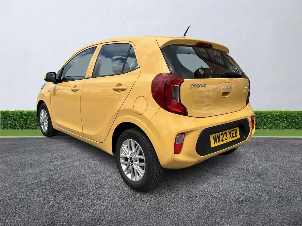 Used Kia Picanto 2023 Yellow Hatchback