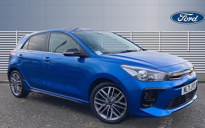 Blue Used 2021 Kia Rio 4 Hatchback | £12,900 (Fair price) - Image 1/4