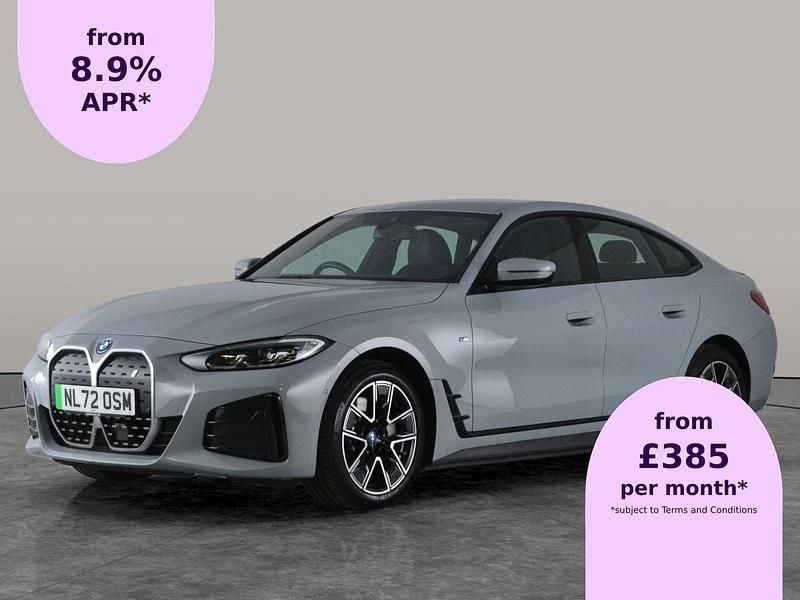 Grey Used 2022 BMW i4 M Sport Sedan | £25,709 (Fair price) - Image 1/2