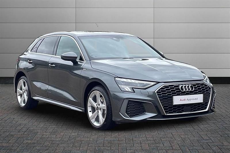 Daytona grey Used 2024 Audi A3 e-tron S-Line Hatchback | £28,550 (Fair price) - Image 1/4