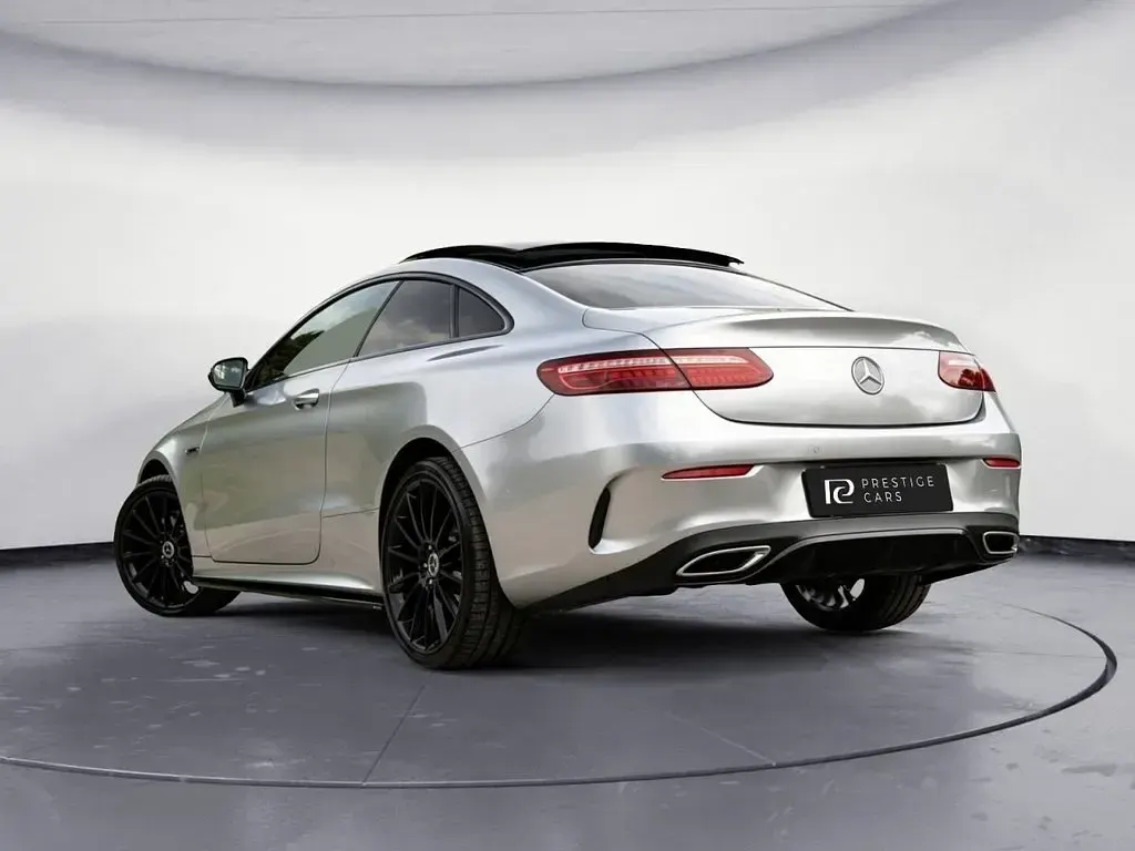 Used Mercedes E300 AMG line 265 HP (194 kW) 2022 Silver Coupe