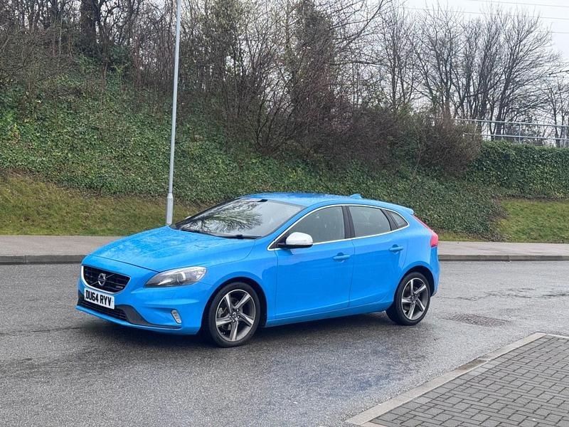 Usado Volvo V40 R-Design 115 HP (84 kW) 2014 Azul Citadino