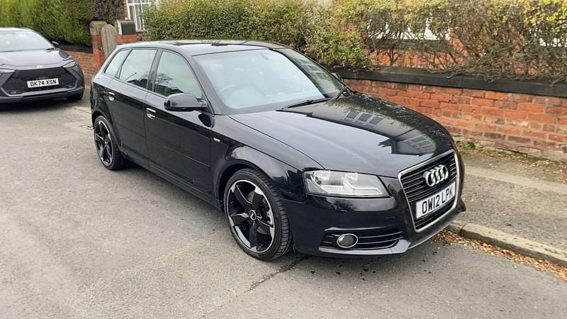 Black Used 2012 Audi A3 S-Line Hatchback | £6,495 (Fair price) - Image 1/3