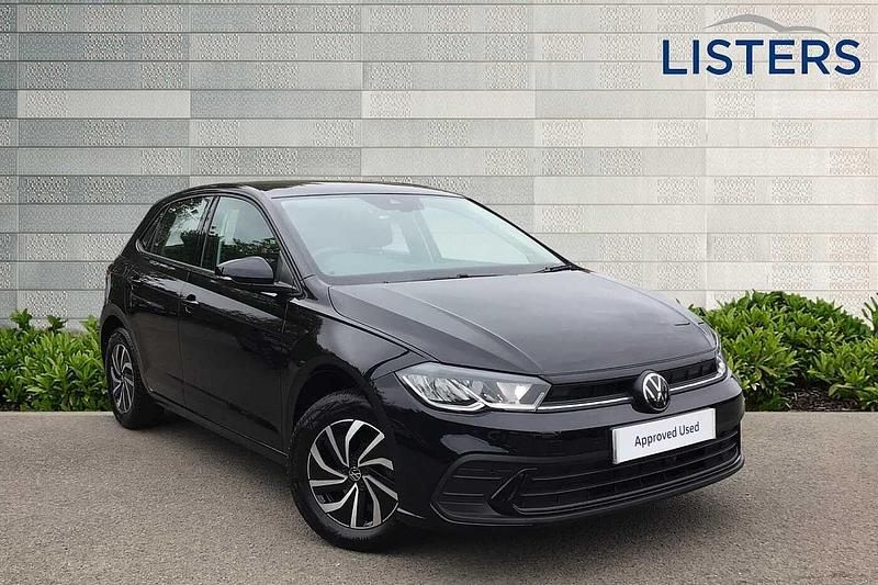 Deep black Used 2024 VW Polo Life Hatchback | £18,990 (Fair price) - Image 1/4