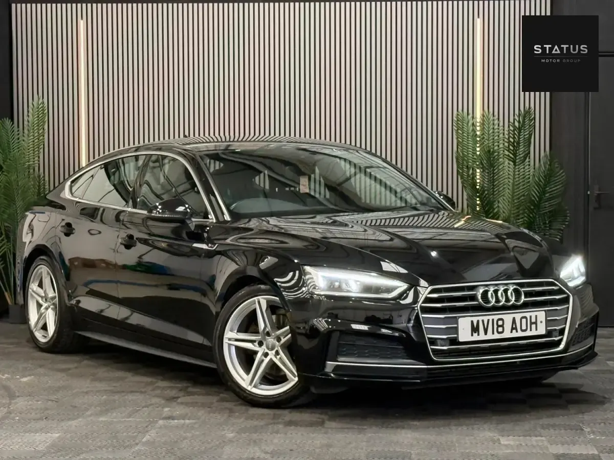 Usado Audi A5 Sportback S-Line 190 CV (139 kW) 2018 Negro Utilitario