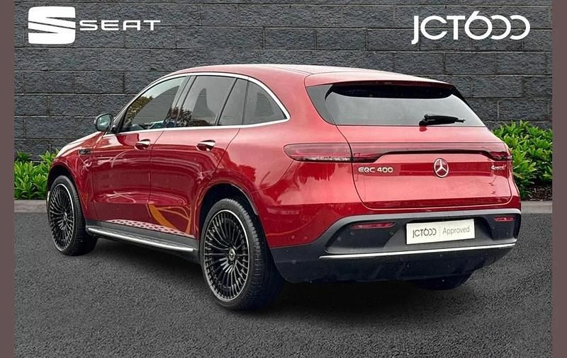 Used Mercedes EQC400 AMG Line Premium Plus 300 kW (408 HP) 2022 Red SUV