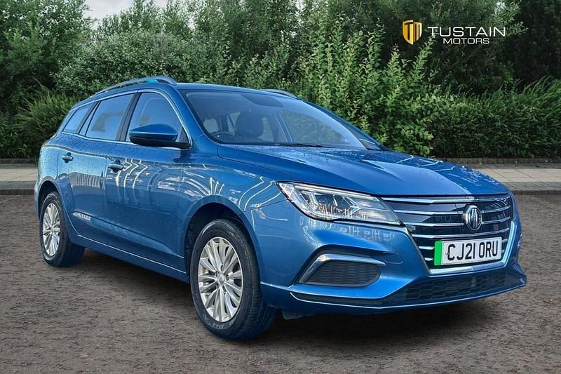 Blue Used 2021 MG MG5 EV Exclusive Estate | £9,999 (Fair price) - Image 1/4