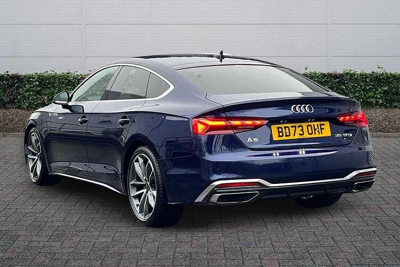 Used Audi A5 S-Line 2023 Blue Hatchback