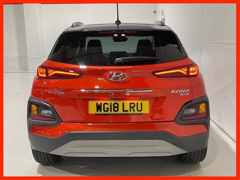 Used Hyundai Kona Premium 177 HP (130 kW) 2018 Orange SUV