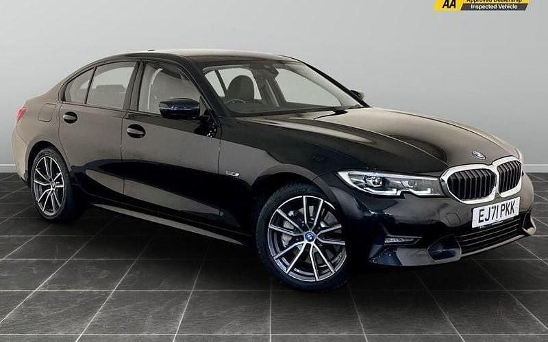 Black Used 2021 BMW 330e Sport Line Sedan | £12,695 (Fair price) - Image 1/2