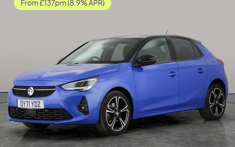 Used Vauxhall Corsa SRi 101 HP (74 kW) 2021 Blue Hatchback