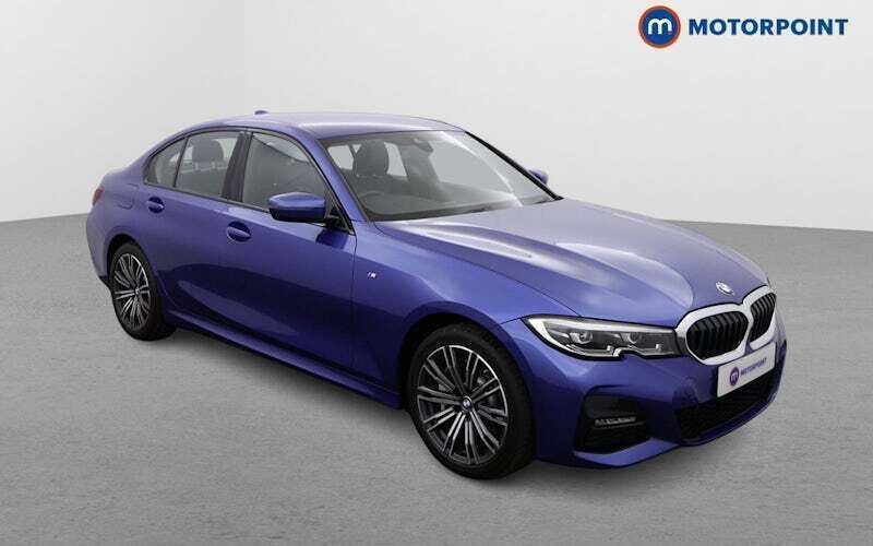 Blue Used 2020 BMW 330e M Sport Sedan | £20,199 (Fair price) - Image 1/4