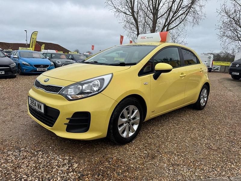 Used Kia Rio 2015 Yellow Hatchback