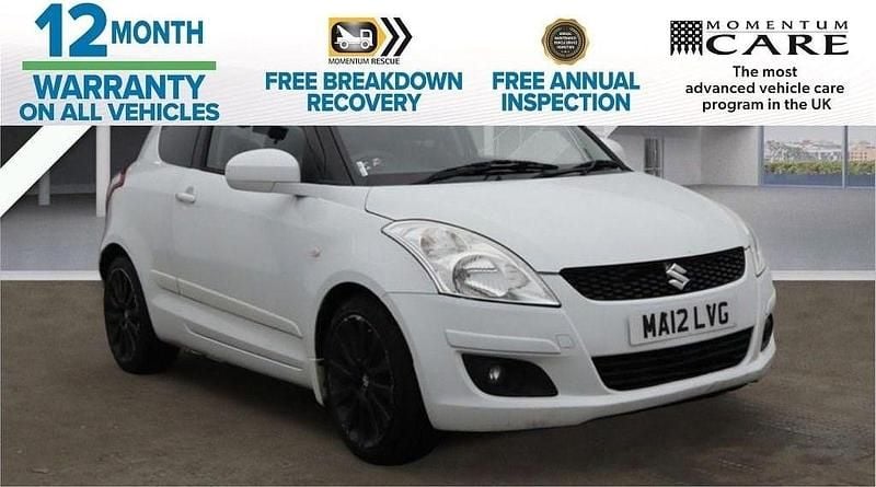 White Used 2012 Suzuki Swift SZ4 Hatchback | £4,995 (Fair price) - Image 1/3