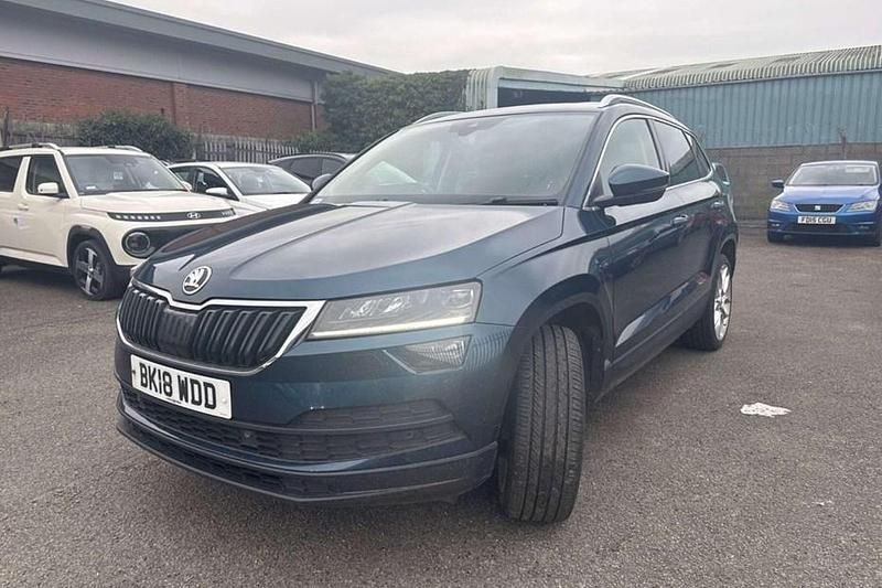 Used Skoda Karoq 150 HP (110 kW) 2018 Blue SUV