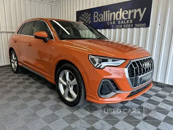 Used Audi Q3 S-Line 150 HP (110 kW) 2019 Orange SUV
