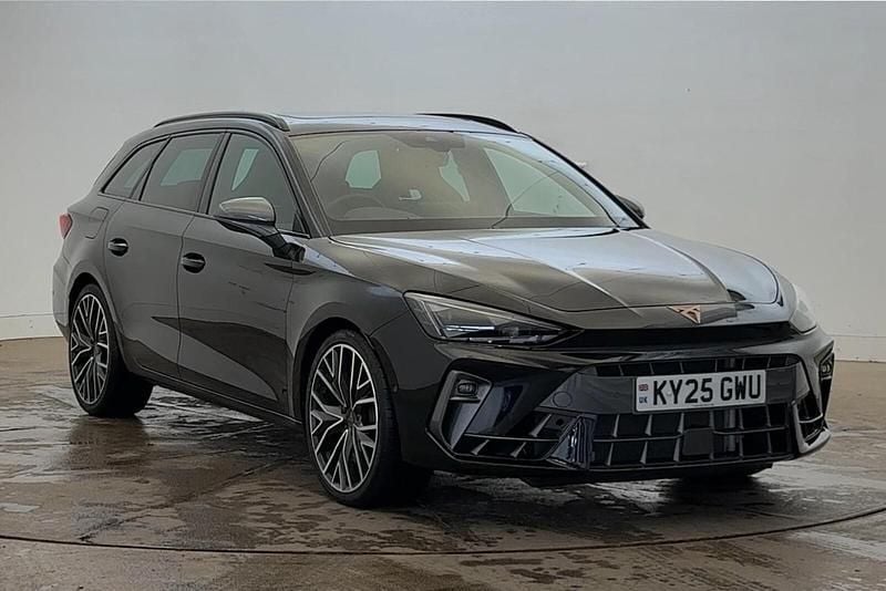Midnight black Used 2025 Cupra Leon VZ2 Estate | £34,890 - Image 1/4