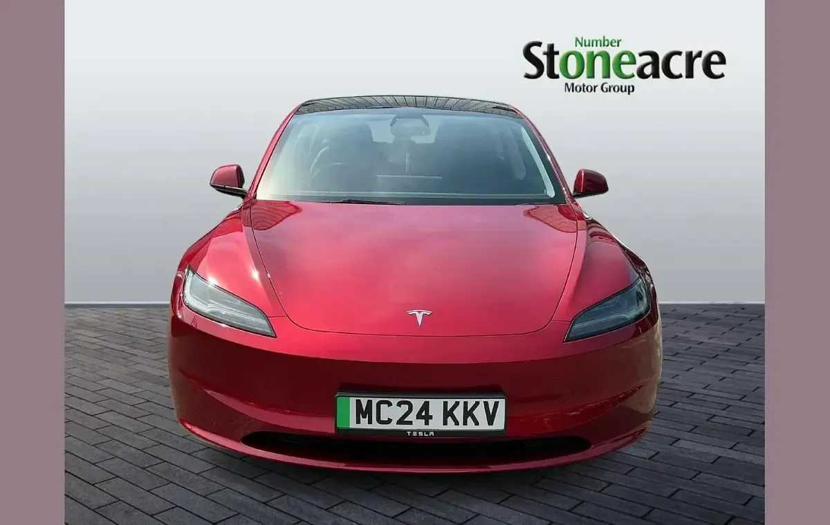 Used Tesla Model 3 Long Range AWD 366 kW (498 HP) 2024 Red Sedan
