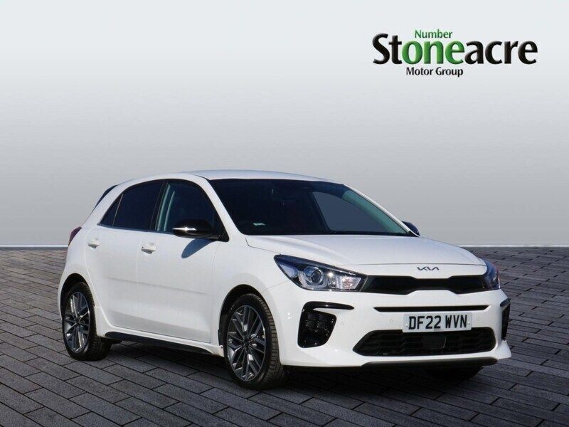 White Used 2022 Kia Rio GT-Line S Hatchback | £14,497 (Fair price) - Image 1/4