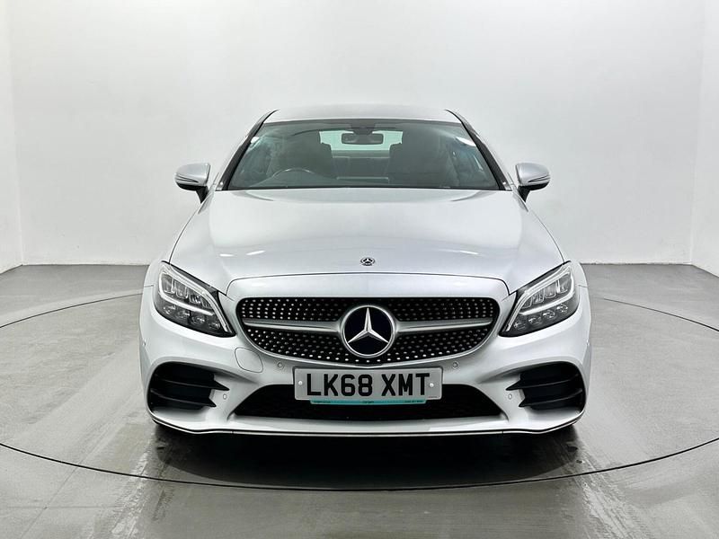 Used Mercedes C200 AMG line 2018 Silver Coupe